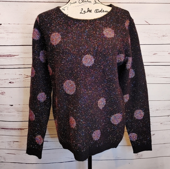 Apt. 9 Polka Dot Sweater - Picture 1 of 9